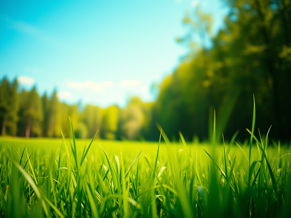 Prairie de l'herbe qui représente une épargne verte