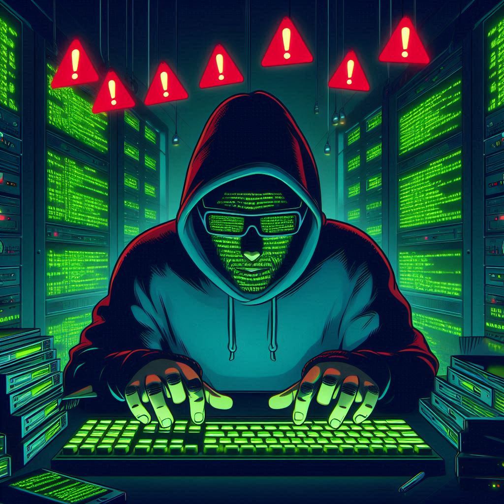 Un hacker qui vole vos données et votre argent.